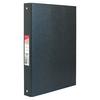 Ryman 4 ring binder with write-on side index sticker. Available in Black only