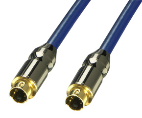 S-Video Cable - 75 Ohm  Premium Gold  10m