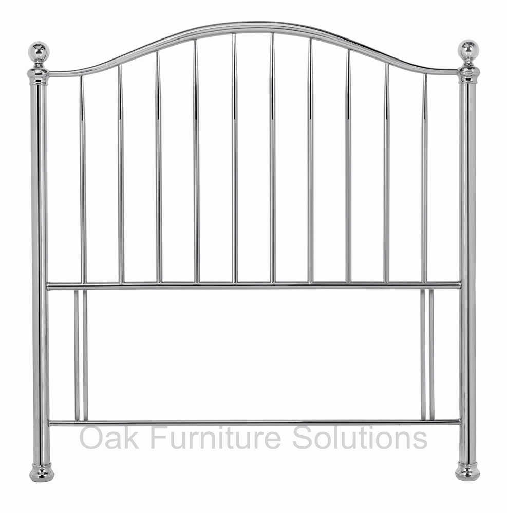 Unbranded Sabina Mirror Nickel Headboard - Double or King