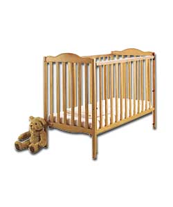 Pine cot with antique effect finish