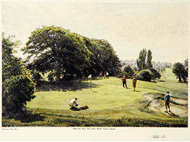 Unbranded Safely On Small Hand Coloured Etching