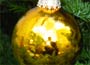   Glass baubles have been fashionable for Christma