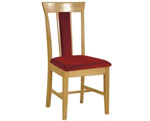 Unbranded Sagrera natural oak upholstered dining chairs