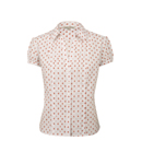 Unbranded SAILBOAT PRINT COTTON BLOUSE