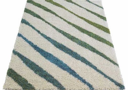 Unbranded Salerno Ribbon Rug 120x170cm - Green