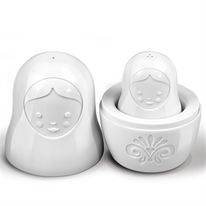 Unbranded Salt-M Salt and Pepper Shakers