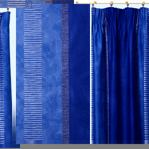 San Marino Ready Made Curtains- Denim- 260 x 182cm
