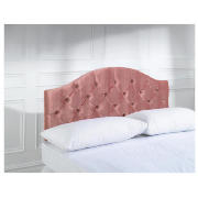 Unbranded Sandon Headboard, Coral Velour, King