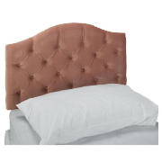 Unbranded Sandon Single Headboard, Coral Velour