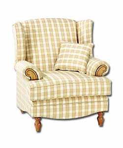 Sandringham Biscuit Wing Back Chair