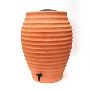Unbranded Sankey Beehive Terracotta Water Butt - 150 litres