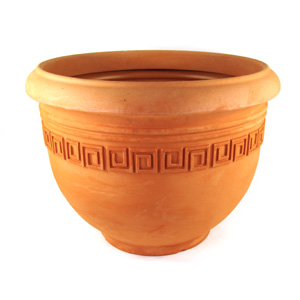 Introduce a Greek flavour to your patio or garden with this striking terracinna pot. Designed to rep