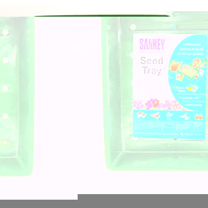 Unbranded Sankey Rigid Green Seed Tray  22cm/8  Inch