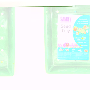 Unbranded Sankey Rigid Green Seed Tray  22cm/8  Inch
