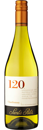 Unbranded Santa Rita 120 Chardonnay 2013, Central Valley