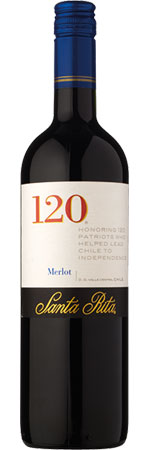 Unbranded Santa Rita 120 Merlot 2012, Central Valley