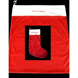 Santa Sack and Stocking