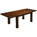 Sante Fe dark wood extending dining table