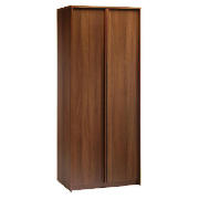 This 2 door wardrobe is from the Santona range and it comes in an attractive walnut effect finish wi