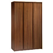 Unbranded Santona 3 door Wardrobe, Walnut effect