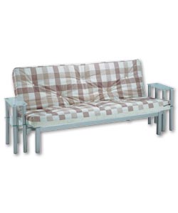 Sapporo Futon with Natural Check Mattress