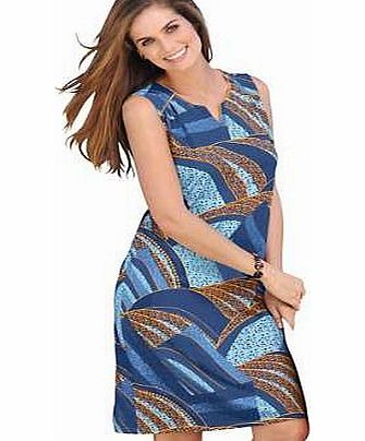 Unbranded Saraboni Print Beach Dress
