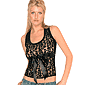 Sarah Jessica Parker style Lace Racer Back Vest