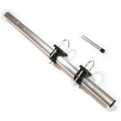 Jockey wheel kit including all fixings to attach your satellite dish to your caravan jockey wheel. V