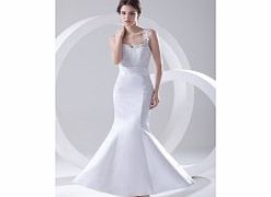 Unbranded Satin Ankle-length Straps White Unique Elegant