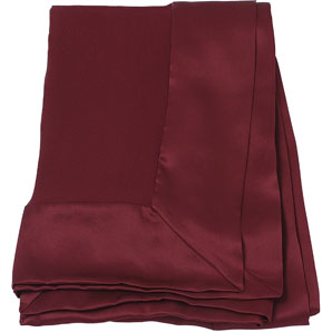 Satin Border Wrap- Red