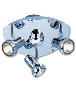 Satin Chrome Finish Plug-In Plate