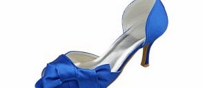 Unbranded Satin Kitten Heel Stiletto Heel Pumps Womens