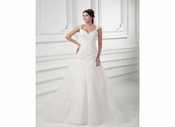 Unbranded Satin Organza Straps Sweetheart Lace Princess