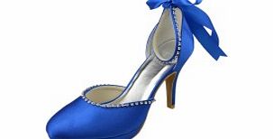 Unbranded Satin Stiletto Heel Sandals Closed Toe Pumps