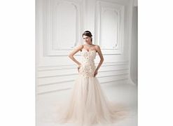 Unbranded Satin Tulle Sweetheart 3D-flower Beading Lace