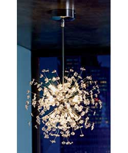 Unbranded Saturn Chrome Ceiling Light