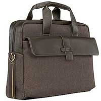 Unbranded Savile Modern Briefcase Brown