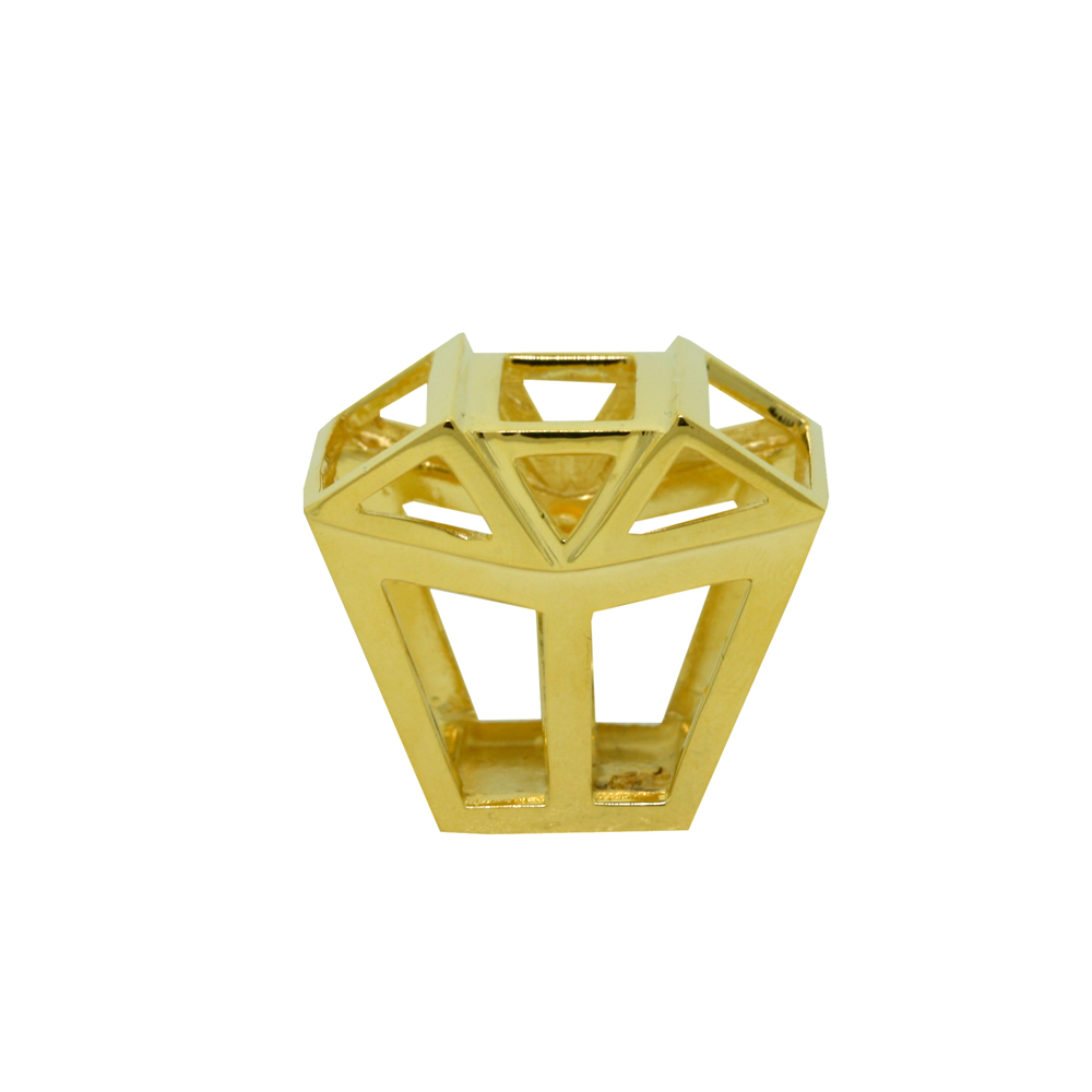 Unbranded Scaffold Ring - Gold