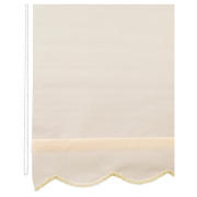 Unbranded Scalloped Edge Roller Blind, Cream 180cm
