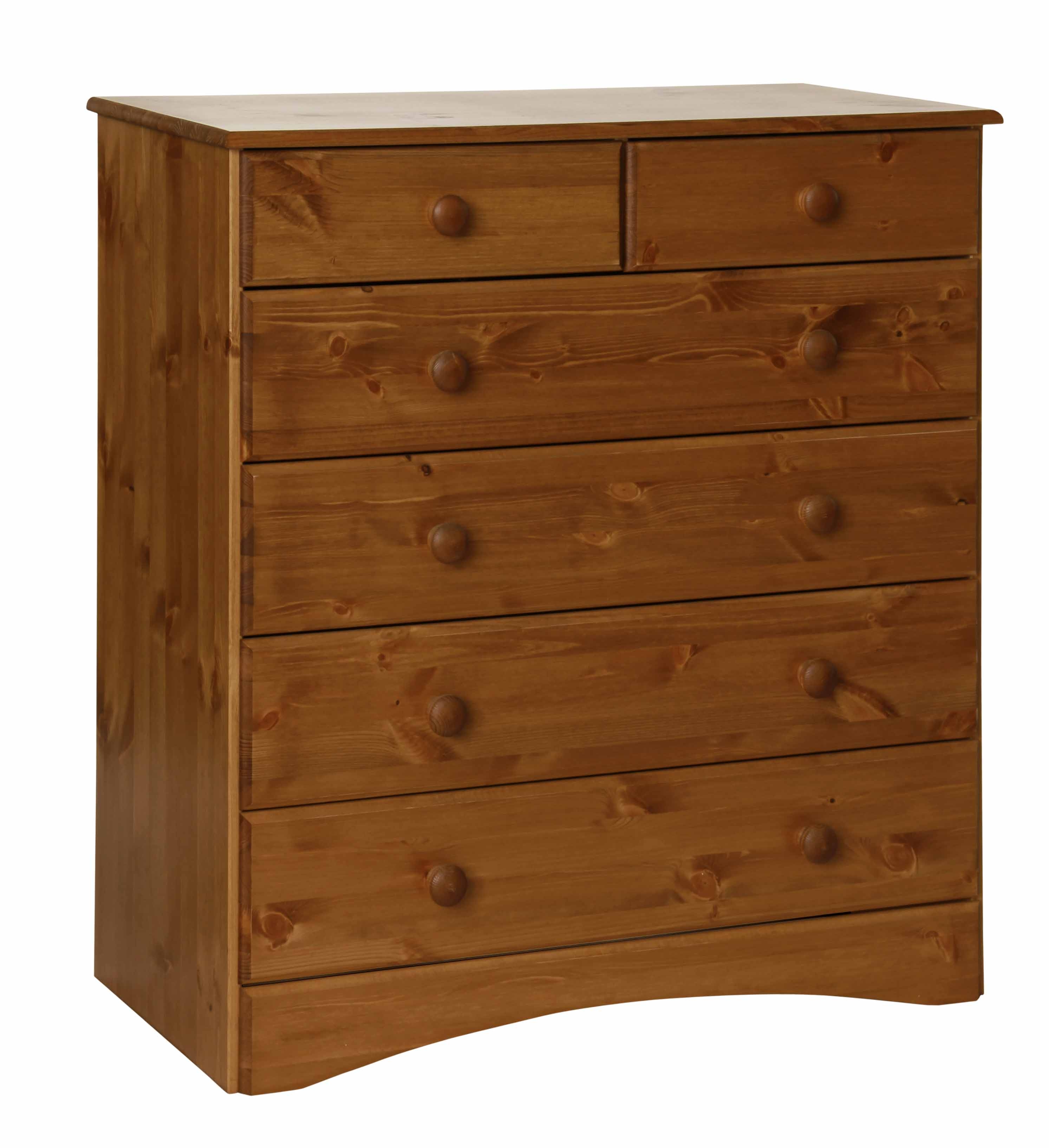 Unbranded Scandi Pine 2 4 Drawer Chest