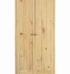 Unbranded Scandinavia 2 Door Wardrobe - Pine