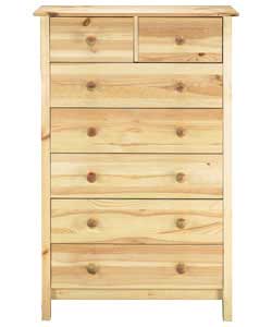 Unbranded Scandinavia 5   2 Drawer Chest - Pine