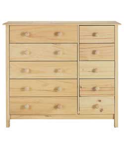 Unbranded Scandinavia 5   5 Drawer Chest - Pine