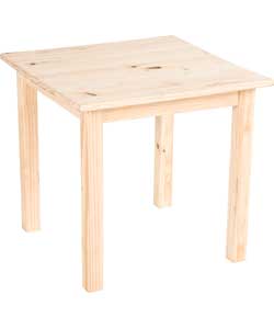 Unbranded Scandinavia End Table - Solid Pine Wood