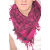 Unbranded Scarf - Woven Skull (Pink/Black)