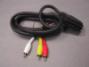 Scart plug to 3 x RCA plugs. Video & Stereo Out. 1.5 metre