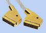 Scart plug to Scart plug lead