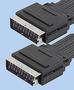 SCART TO SCART LEAD -FLAT/3M