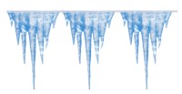 Give your place a touch of frost indoors and out with this very long banner of icicles. This looks w