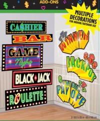 Unbranded Scene Setter - Casino Signs